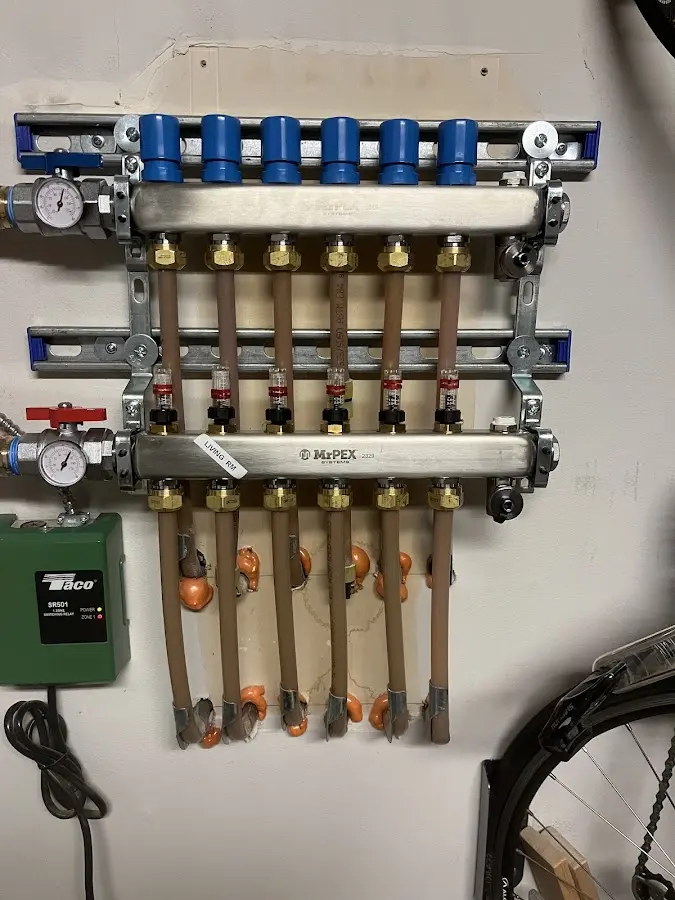 Plumber performing Gas Leak Detection at a residential property in Parole